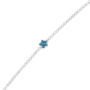 Star Blue Diamond Bracelet