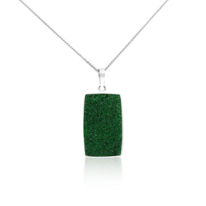 Tsavorite Disco Pendant